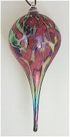 Teardrop Ornament Cranberry